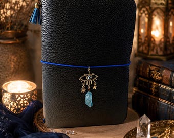 A5 “Celestial Guardian” Leather Journal
