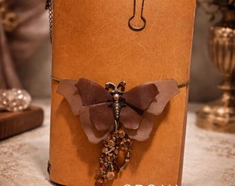 A5 “Golden Hide Wings” Leather Journal
