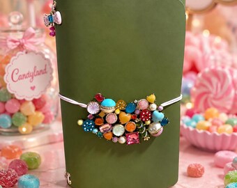 A5 “Candyland ” Leather Journal