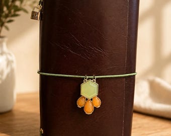Pocket Sized "The Autumn Heirloom" Leather Journal