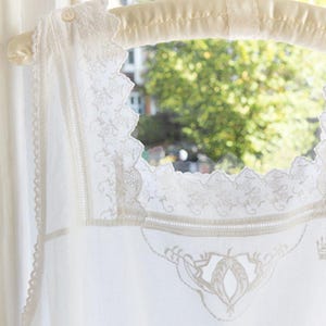 Chemise Cotton Sleeveless Embroidered Victorian Style Nightdress image 6