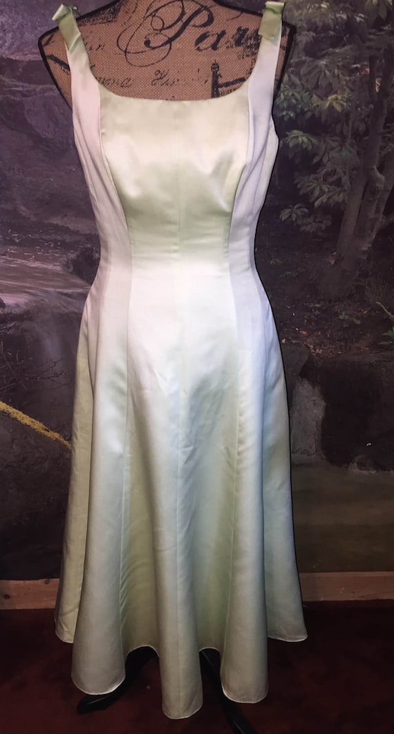 Vintage NWT Pastel Green Alfred Angelo Bridesmaids