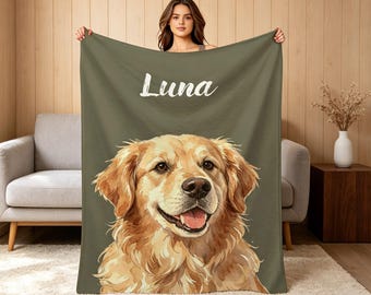 Manta personalizada para recuerdos de perros y gatos, manta para amantes de las mascotas, manta de recuerdo para bebés peludos, manta de recuerdo para mascotas, regalo para amantes de los perros y gatos