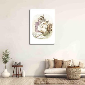 The Tale of Tom Beatrix Potter Kitten Kids Room Art  Poster Canvas Print Painting Picture Wall Art Home Hallway Bedroom Living Room Decor