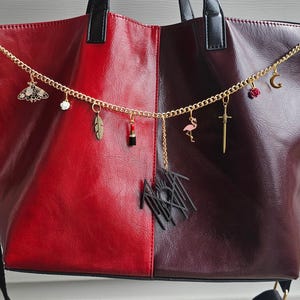 Sleep Token Inspired Bag Charm Chain For Large Totes - 18 inches long
