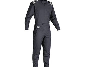Go Kart Race Suit Black - Adult & Child Sizes - Overalls