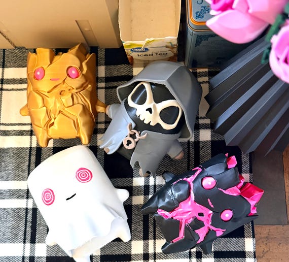 Zero Point Sprite, Grim Sprite, Punk Sprite, Dream Sprite, Ghost Sprite, Video game sprite, 3D Printed Fantasy Creatures,