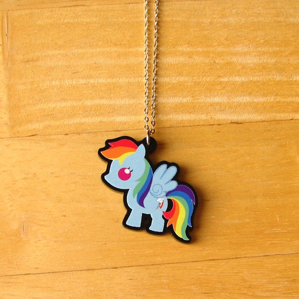 Rainbow Dash Necklace
