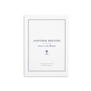 Meeting Notes Notebook | Hardcover Work Journal | Minimalist Office Notebook | Aesthetic Business Notebook | Corporate Gift for Women