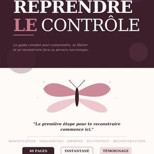 Guide to Narcissistic Perversion (PDF), Rebuilding After Manipulation, Psychological Control, Toxic Relationship, No Contact, Overcoming Narcissism