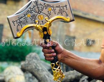 Thor Hammer Mjolnir Prop Replica,Beautiful Birthday gift,Anniversary gift, Gift for him