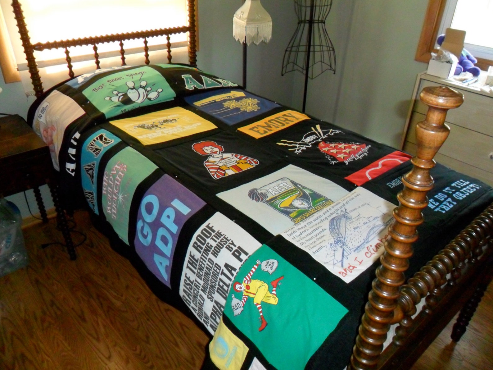 Custom Made Tshirt Quilts Using Your Own Tshirts. Any Etsy