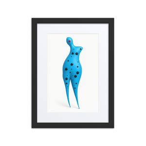 Decorative Frame Art Print Human Figure, 30x40cm (12x16") Wall Decor, Premium Framed Poster, Matte Gloss Finish, Gallery Artwork