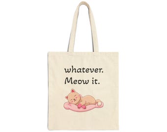 Cotton Canvas Tote Bag