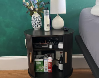 Wooden Handmade Night Stand and Bedside Table