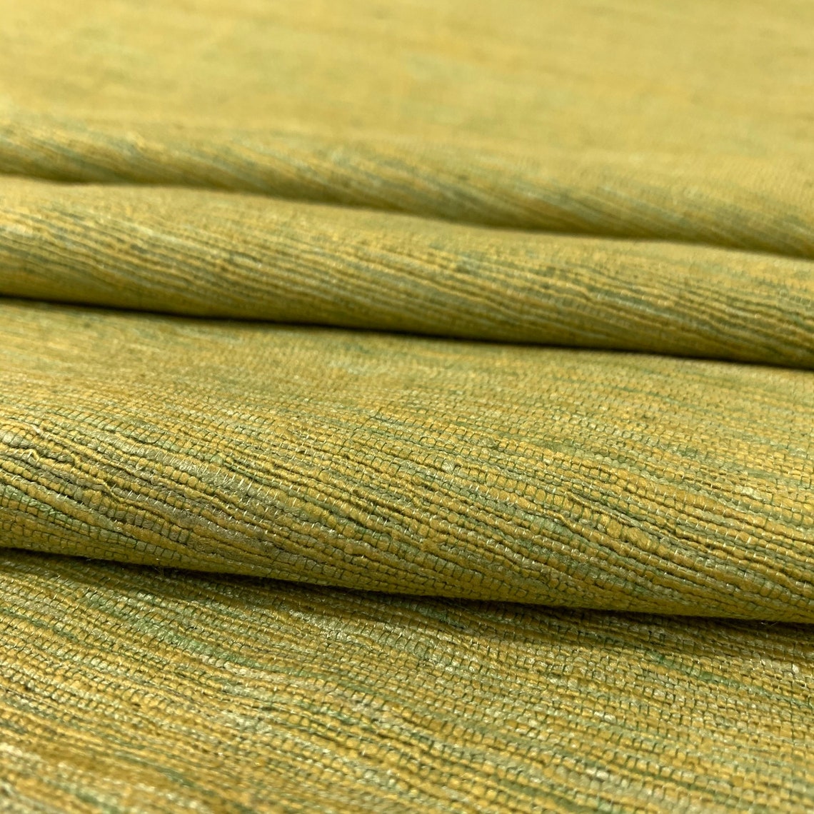 Heavy Texture Peace Silk Green Textured Pure Silk Tussar Silk Etsy