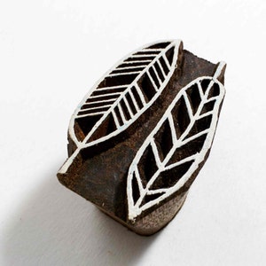 Leaf Block/Stamp for Printing - Textile and Paper Printing Stamp - Block Printing Supply