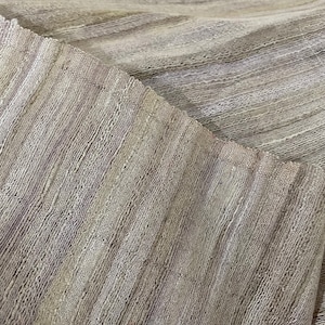 Old Rose Tussar Silk, 100% Pure Tussar Silk, Indian Silk Fabric, Indian Tussar