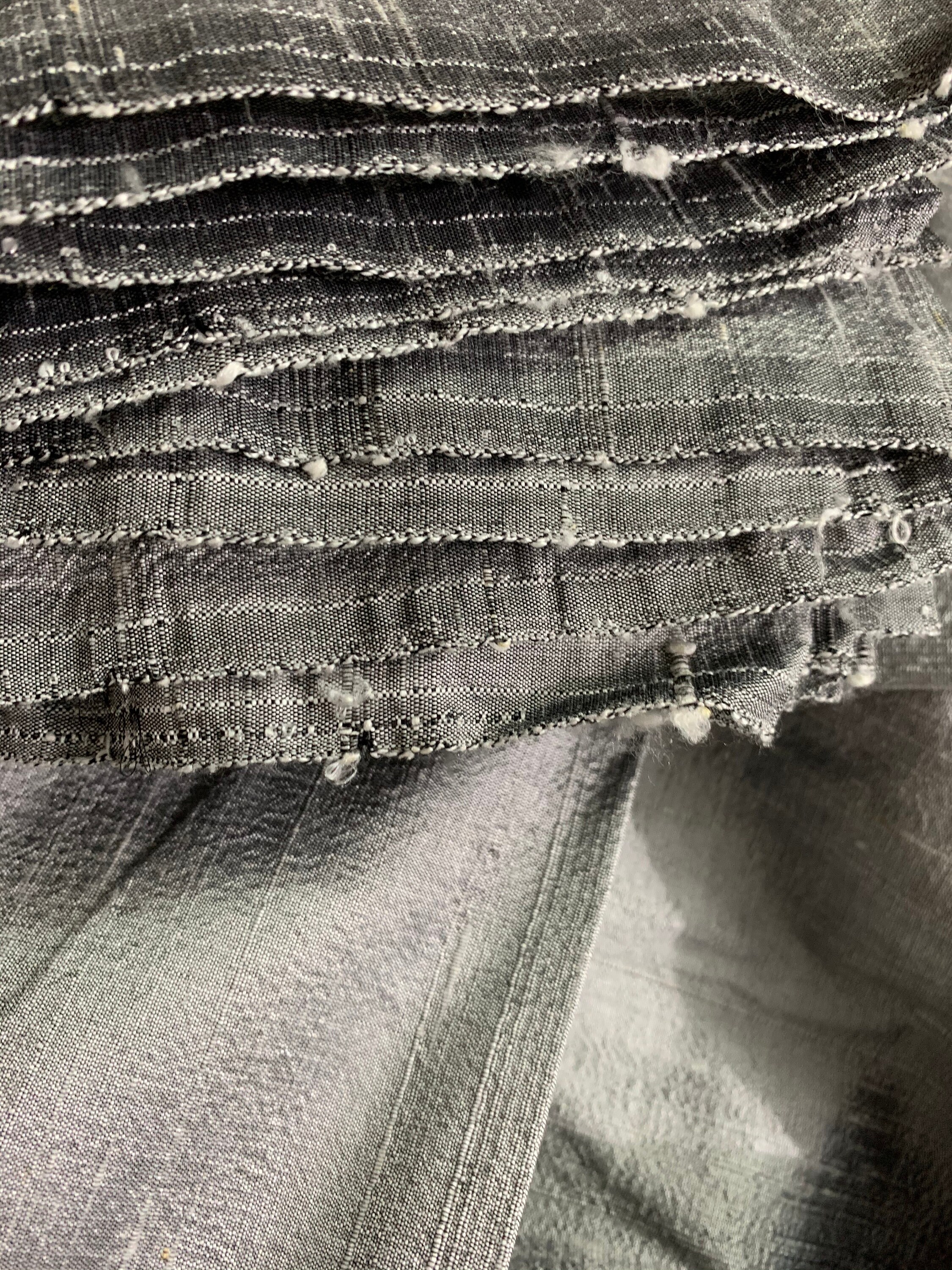 Silver Grey Raw Silk Pure Raw Silk Wedding Dupion Silk Etsy Australia