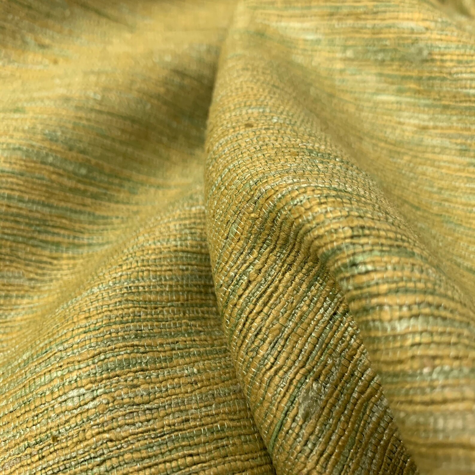 Heavy Texture Peace Silk Green Textured Pure Silk Tussar Silk Etsy
