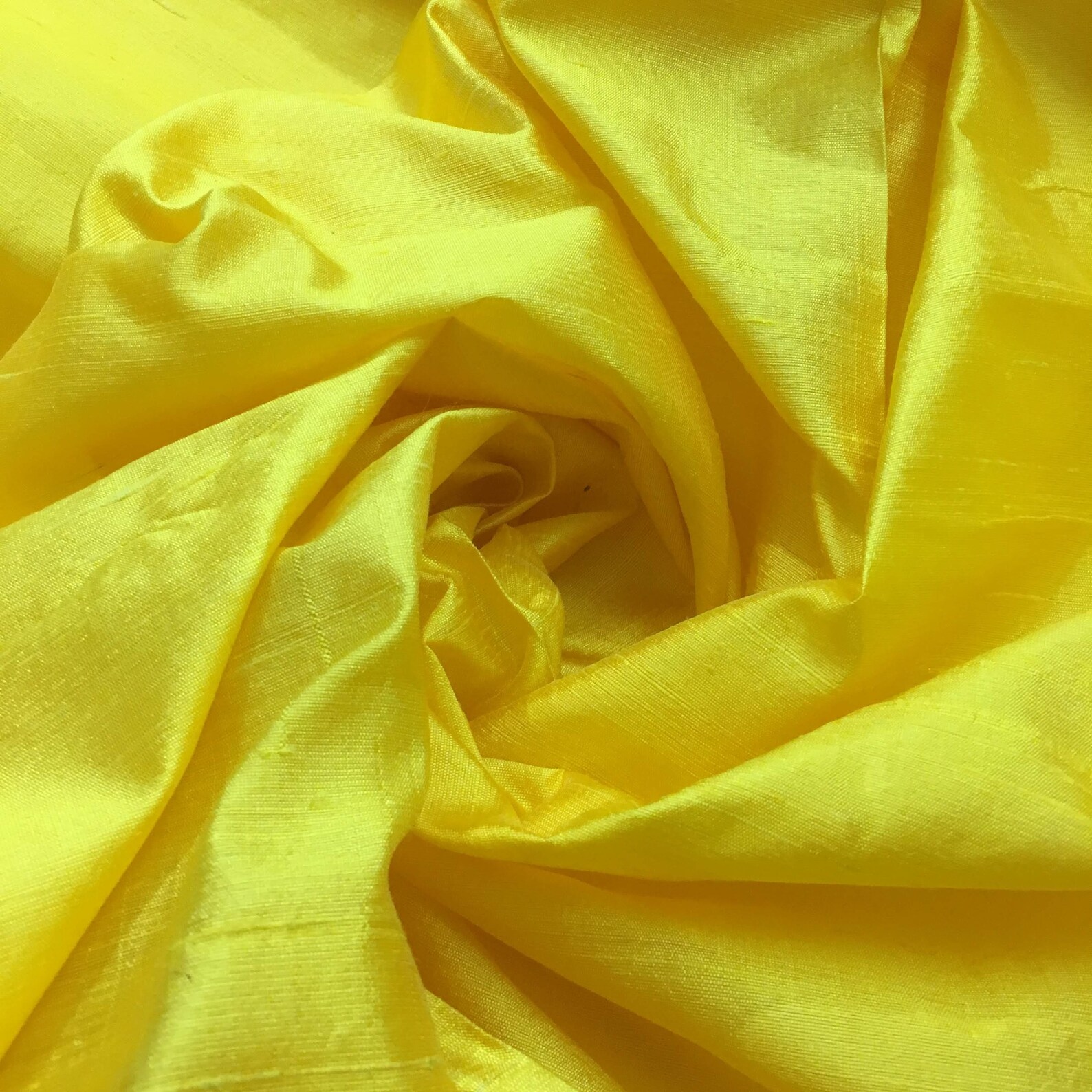 Sunny Yellow Raw Silk 100 Pure Silk Indian Silk Fabric Etsy