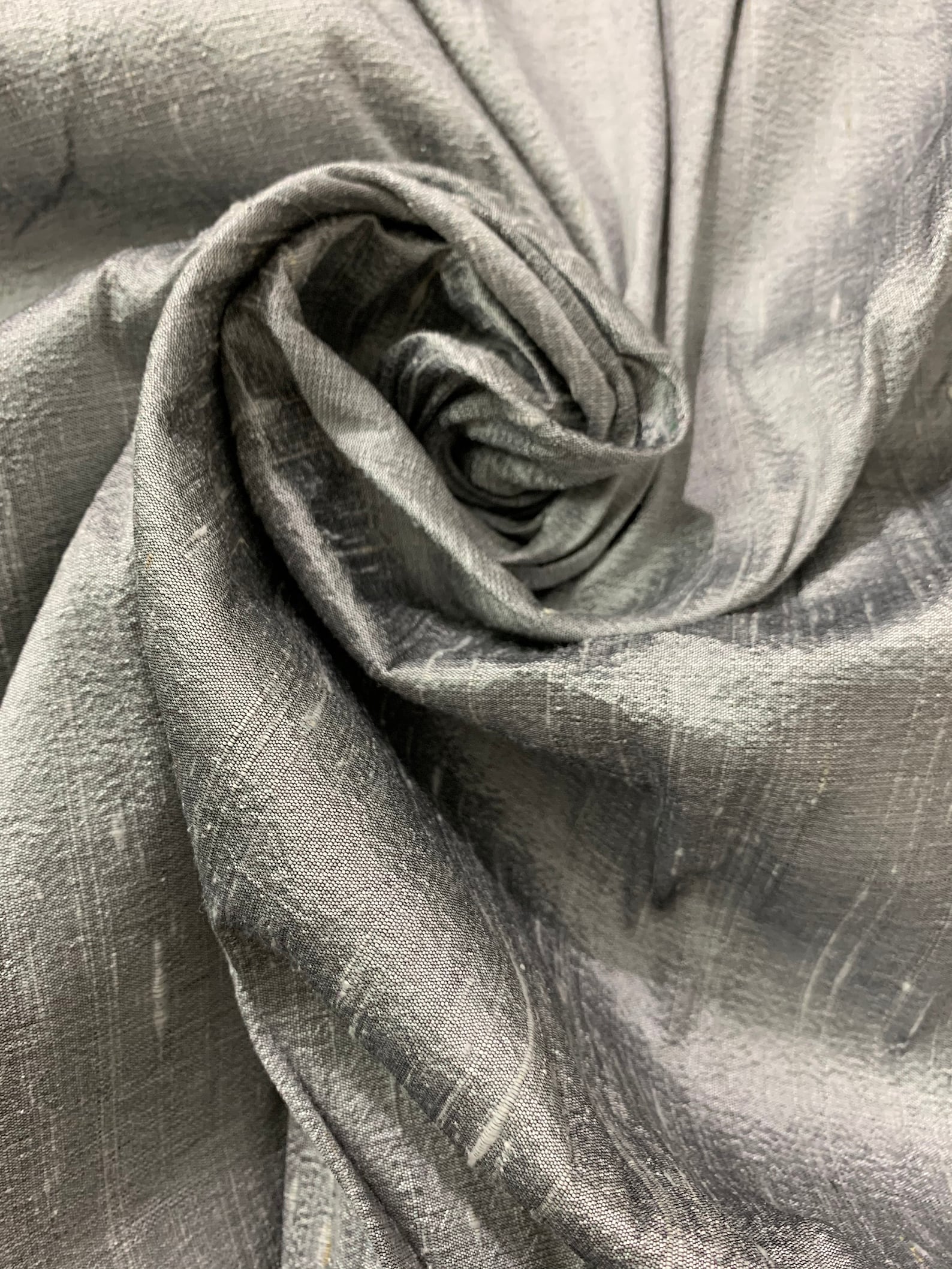 Silver Grey Raw Silk Pure Raw Silk Wedding Dupion Silk Etsy Australia
