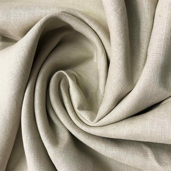 60 Wide Solid Color Mud Linen Fabric 100 Pure Linen Etsy
