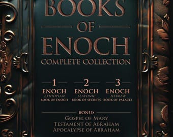 Complete Books of Enoch Collection: Illustrated Hardcover Apocryphal Sacred Texts