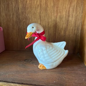 Goose vintage cottage core decor  small goose