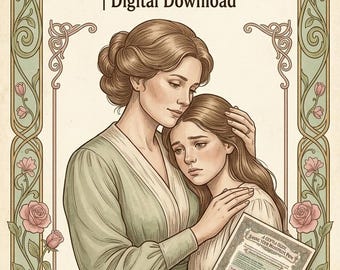 Przewodnik „The Gentle”: Karty ulgi w okresie menstruacji dla córek + strona wsparcia dla rodziców | Wersja cyfrowa