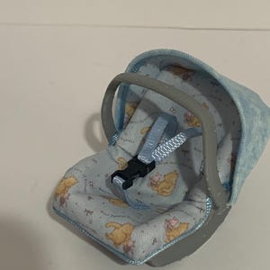 DOLLS  HOUSE 1/12th scale hand crafted car or carry seat, suit approx 1.5” baby