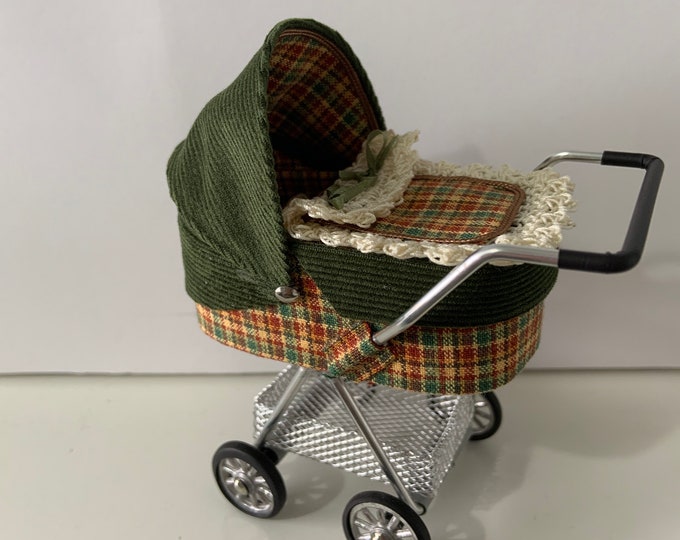 DOLLS HOUSE 1/12th Scale Modern Dolls House Pram/stroller/buggy