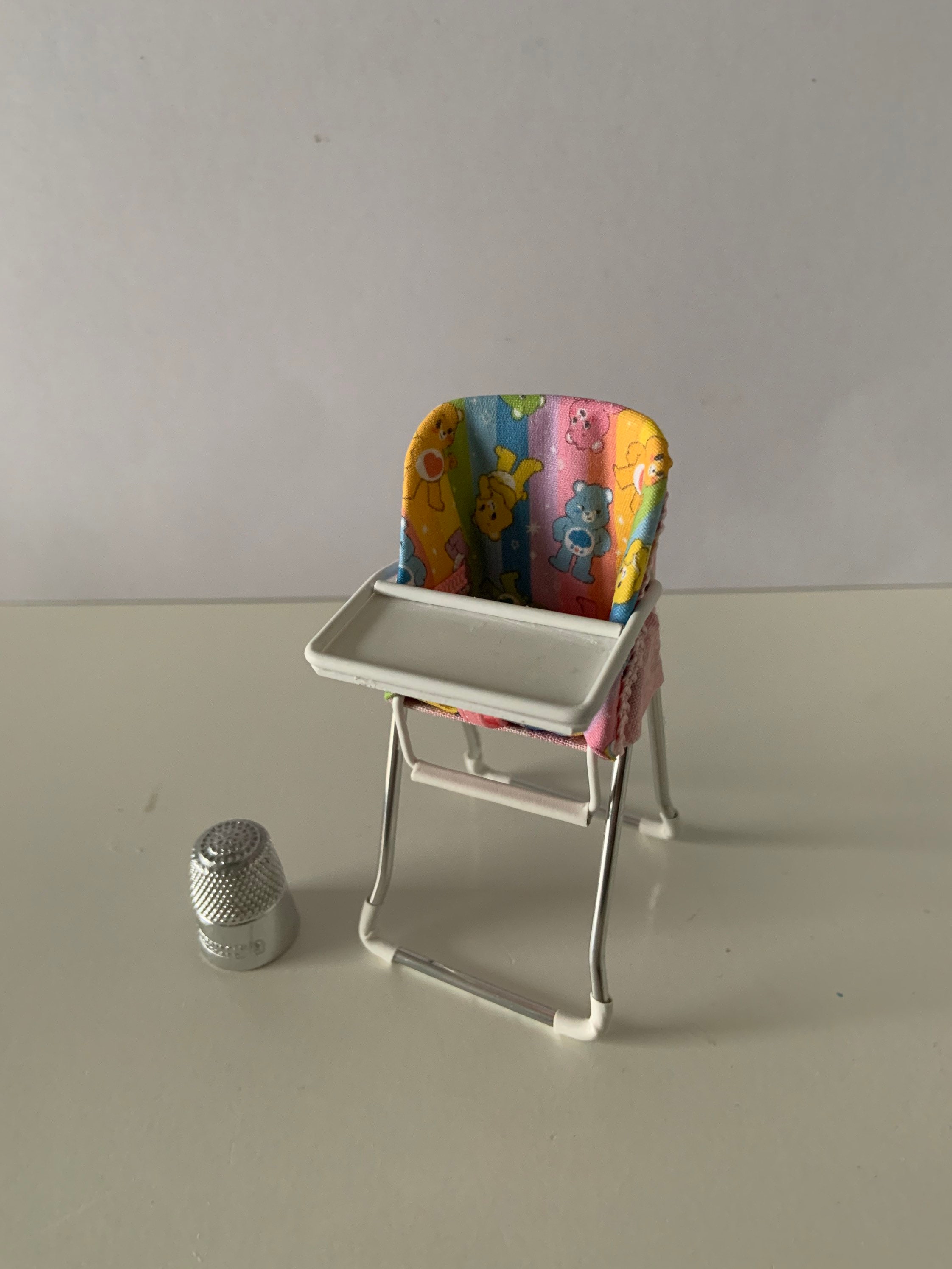 MISSION HIGH CHAIR 1:12 SCALE DOLLHOUSE BABY MINIATURES Heirloom Collection 