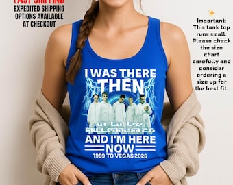 NKOTB Las Vegas 2026 Tank Top, New Kids On The Block The Right Stuff Tour Tee