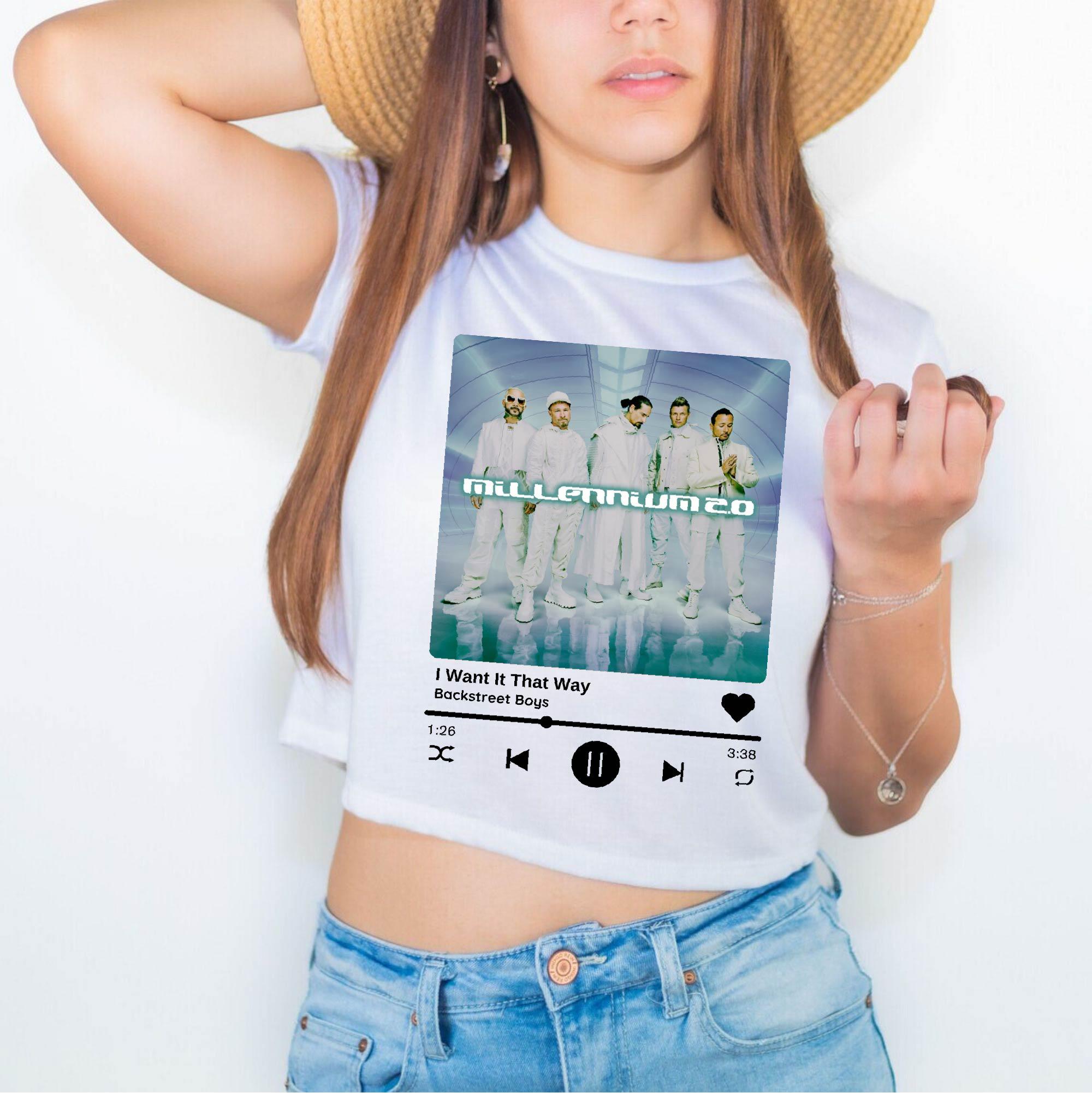 Backstreet Boys Millennium Crop Top, Pop Music Bring Memory Back Street Men Women Boys Girls Crop Top, Backstreet Fan Merch Gift