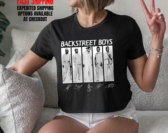 Backstreet Boys Millennium Crop Top, Pop Music Bring Memory Back Street Men Women Boys Girls Crop Top, Backstreet Fan Merch Gift