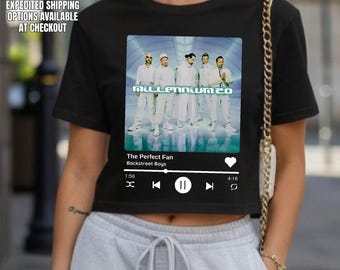 Backstreet Boys Millennium Crop Top, Pop Music Bring Memory Back Street Men Women Boys Girls Crop Top, Backstreet Fan Merch Gift