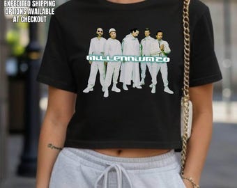 Backstreet Boys Millennium Crop Top, Pop Music Bring Memory Back Street Men Women Boys Girls Crop Top, Backstreet Fan Merch Gift