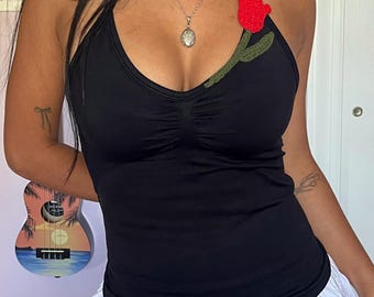 Crochet Tulip Halter Tank