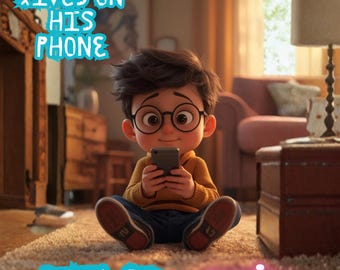 El chico que vive pegado a su teléfono