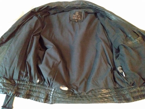 Byrnes & Baker, 80's Styled Club Wear, Leather Ja… - image 7