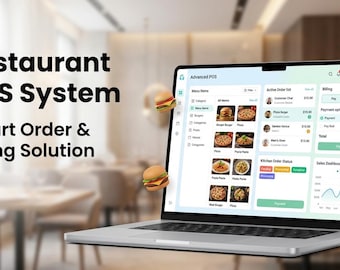 Restaurant POS System PHP MySQL | Cafe Billing & Order Management Software | Digital Download