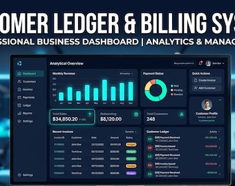 Großhandels-Kunden-Ledger & Billing-System Kredit Soll Buchhaltungssoftware