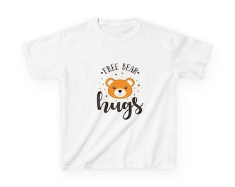 Baby Mädchen Bär Umarmung Shirt | Teddy Bär Kleinkind Tee, Weihnachts-Outfit