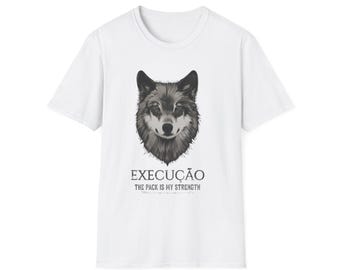 Wolfskopf Grafik T-Shirt | Fierce Animal Streetwear T-Shirt (Digitaler Download)