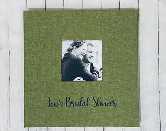 Personalized Photo Album self adhesive Window Scrapbook - Choice of Colors and Sizes