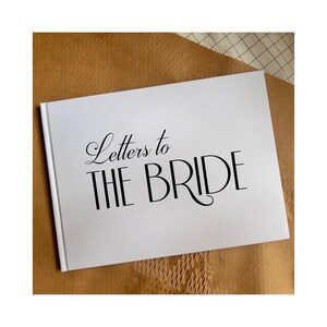 Custom Guestbook - Letters to the Bride - Wedding - Memorial - Funeral - A4 size - Scrapbook album -cardstock - personalized linen album