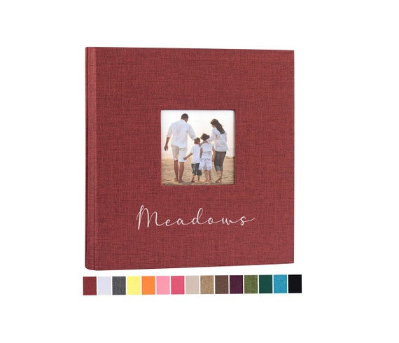 Small Photo Album 4x6 Holds 24 Ideal for Personalized Photos or Photobook (Green)