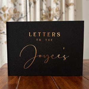 Custom Guestbook - Letters to the Bride - Wedding - Memorial - Funeral - A4 size - Scrapbook album -cardstock - personalized linen album