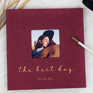 Custom Photo Album Self Adhesive Window Scrapbook - Personalized - Choice of Colors and Sizes